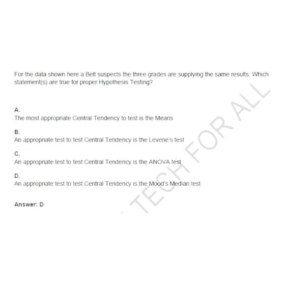 Printout CSSGB Six Sigma Green Belt Exam Study Guide - Picture 5 of 6